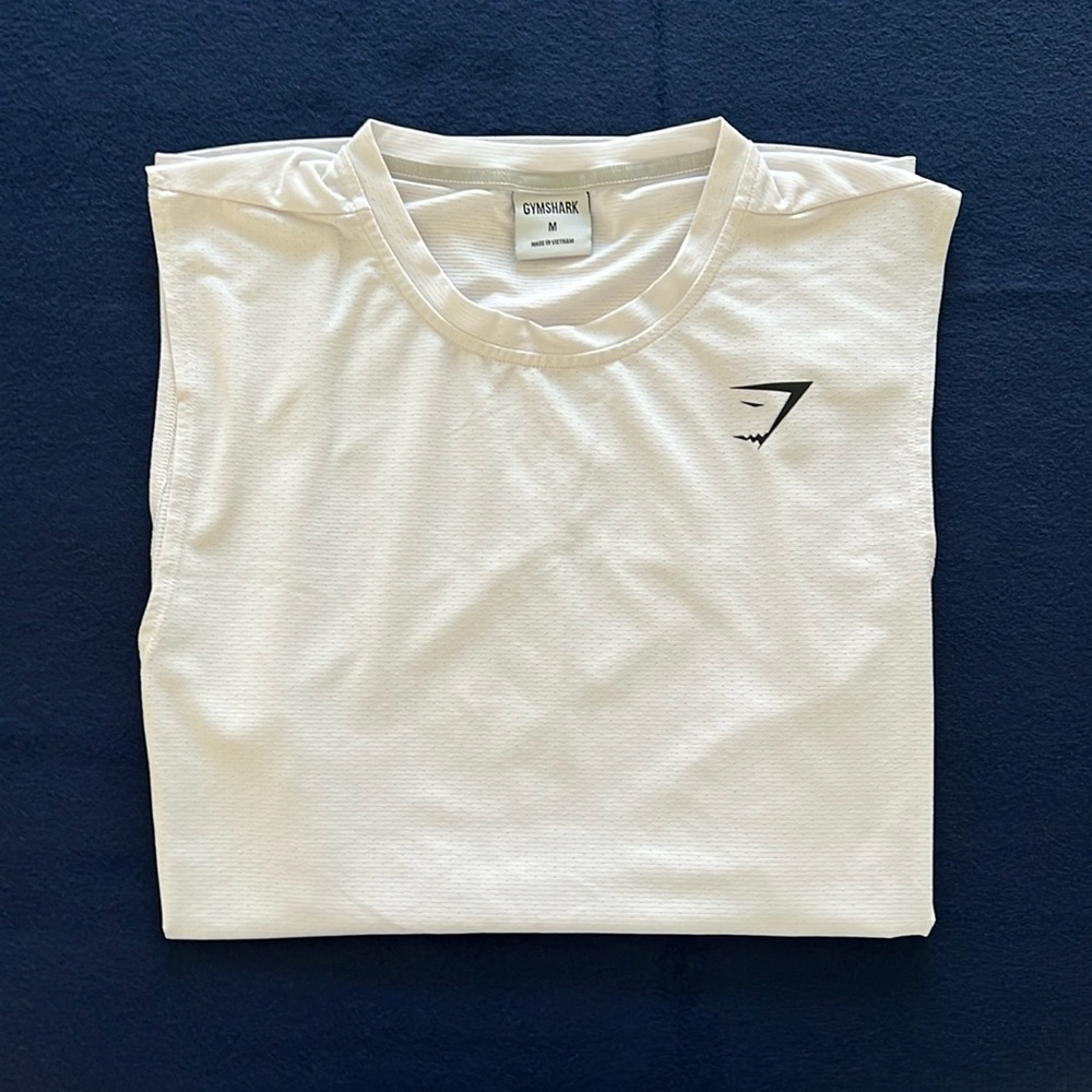 Gymshark Arrival Sleeveless Tee, White